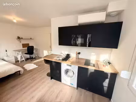 studio refait • clim • meublé • dpe d • rentabilité 7 4% • 7800 /an
