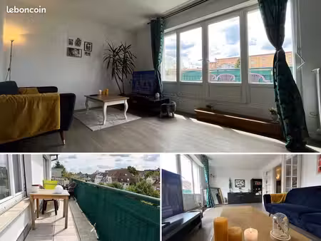 appartement 3 pièces 72 m² haguenau centre - dernier étage - terrasse 14 m² plein sud