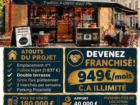 terminal de cuissons - point chaud sous enseigne -les fournils de france