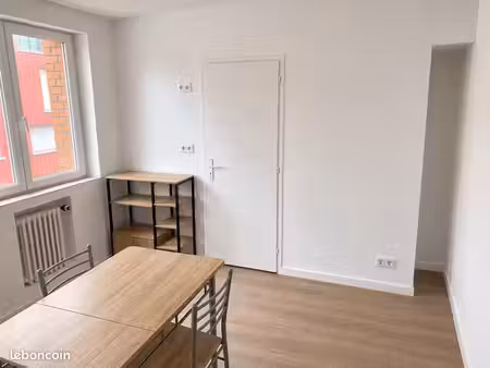 loue studio rénové hyper centre dunkerque