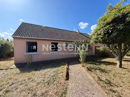 vente jolie maison de plain-pied de 90.6 m² avec 3 chambres  garage et jardin à montval-su