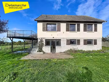 maison 7 pièces 4 chambres à vendre à saint jean des champs (50320) avec grande dépendance