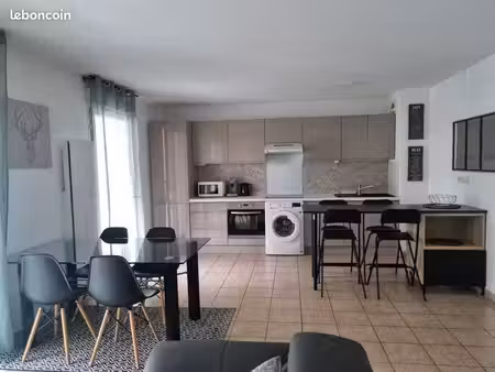 apparemment t3 62m² avec balcon résidence sécurisée