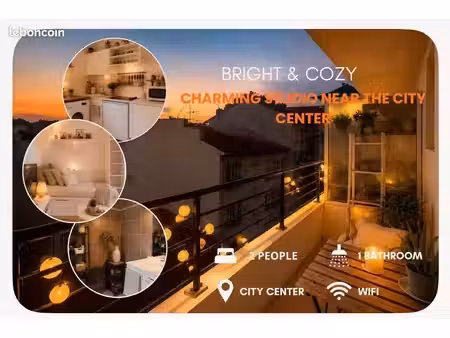 nice riquier – studio de 22 m² avec terrasse