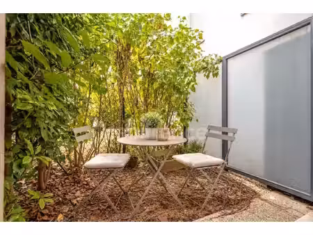 appartement à vendre 3 pièces pantin (93) à proximité du métro  en rez-de-jardin avec terr