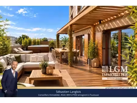 toulouse malepère – appartement 4 pièces avec terrasse exceptionnelle de 134m2