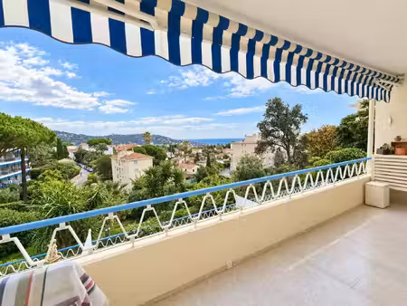 cannes t2 avec terrasse et vue mer