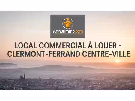 location local commercial 99m² clermont ferrand 63000