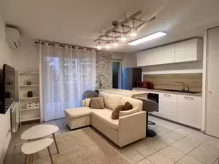grand t2 meublé avec jardin + garage