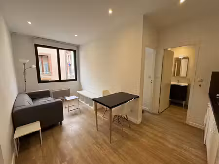 toulouse  centre ville  t2 meublé rénové  26 m2
