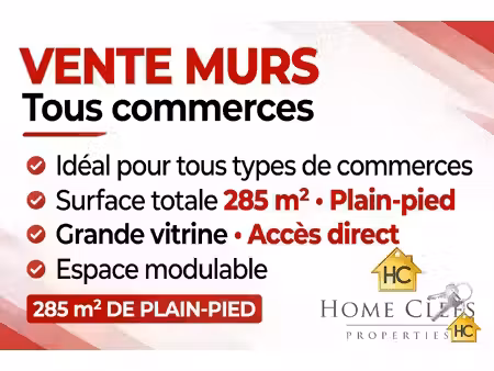 achat local commercial 286m² cannes 06400