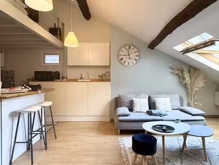 location appartement meublé 2 pièces – centre de tours  face