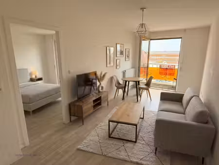 2 pieces 38m² avec balcon en dernier étage et parking sous-sol