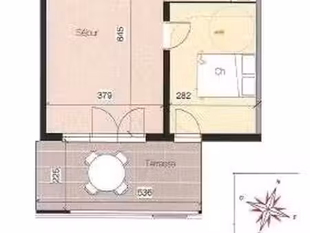 location appartement 2 pièces à montpellier (34000) : à louer 2 pièces / 42m² montpellier
