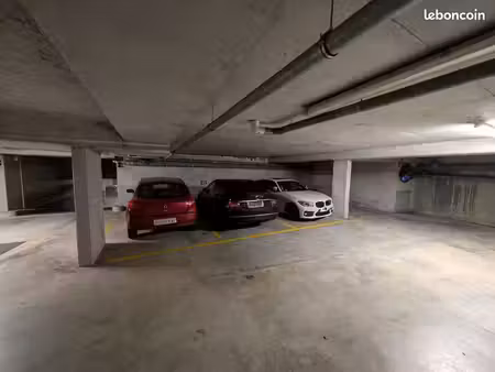 place de parking en souterrain