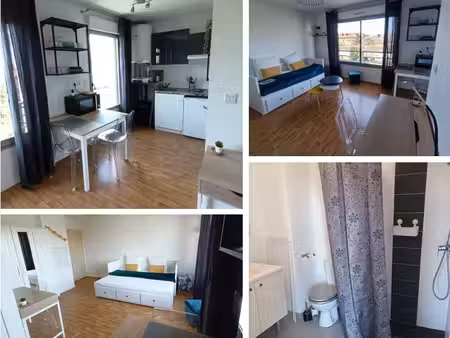 studio meublé 24 m² lumineux et calme