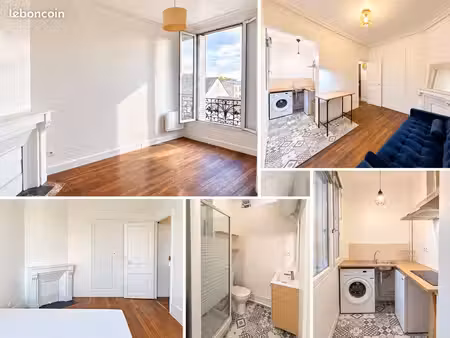 t2 meublé 32 m² – entièrement rénové  lumineux – disponible immédiatement