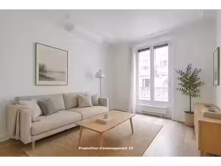 vente appartement 2 pièces 38 m² à paris 18ème (75018)  400 000 €