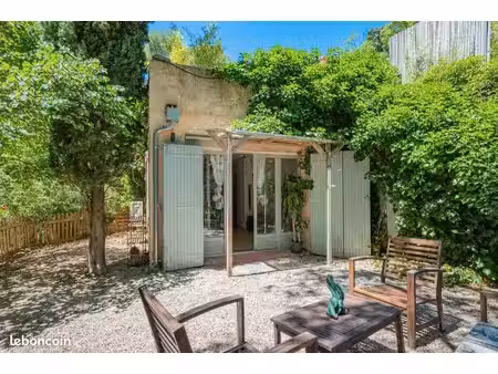 studio avec jardin - bibémus - aix en provence