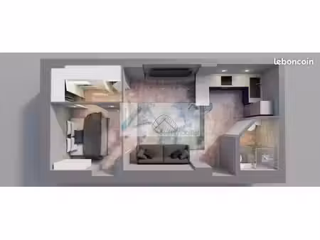 appartement 2 pièces 38 m²