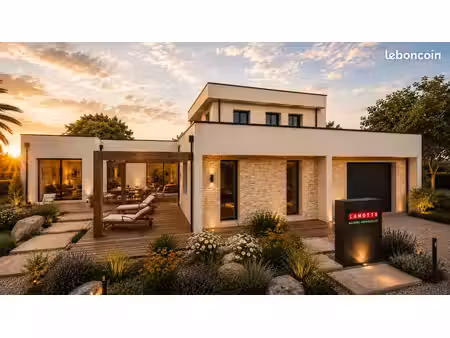 projet de construction d'une maison 155 m² avec terrain à moelan-sur-mer (29)