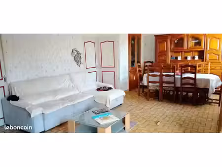 maison 91m² + garage 95m² + jardin....