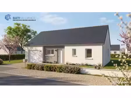 projet de construction d'une maison 69 m² avec terrain à chateau-gontier (53)