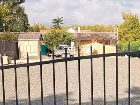 vente terrain constructif viabilisé avec chalet