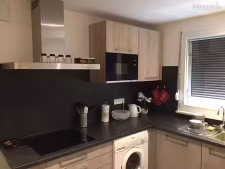 appartement f2 meublé 52m2 + garage