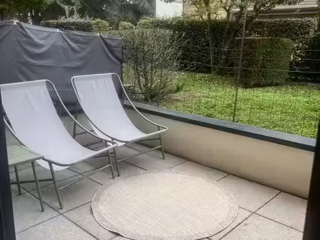 t1 rez-de-jardin plein sud + garage & cave – annecy (74000)
