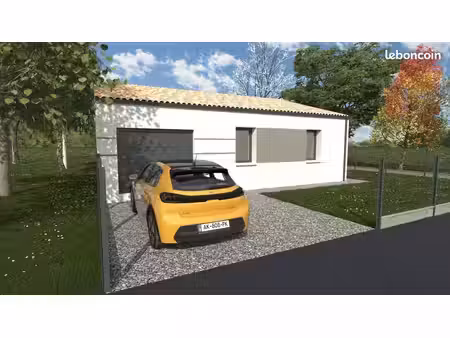 maison de 76 m² + un garage attenant de 17 m² sur un terrain de 456 m² à serigne en vendee