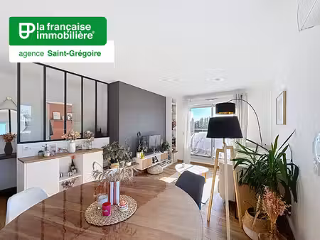 appartement saint gregoire 3 pièce(s) 61.87 m2 meublé