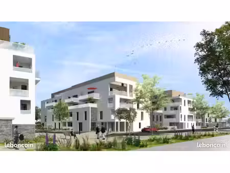 appartement t3 lumineux 63m² + loggia 12m² – 2 parkings & local vélo – les sorinières