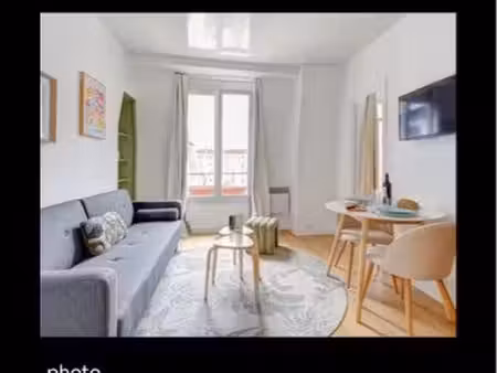 location meublé 2 pièces neuf métro max dormoy