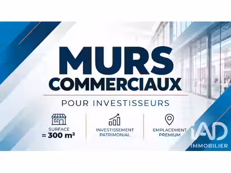 vente boutique/local commercial 299 m²