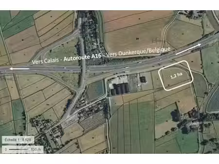 vente terrain saint folquin 62370 12000m²