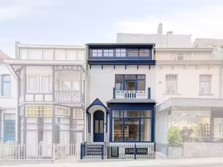 maison patrimoniale rénovée  4 ch.  à 20 m de la zeelaan