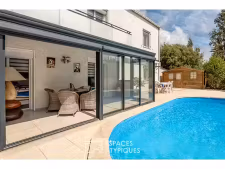 maison en 2 appartements avec jardin et piscine - idéal projet familial