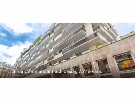 location meublée appartement 2 pièces 29 m² à paris 16ème (75016)  1 850 €
