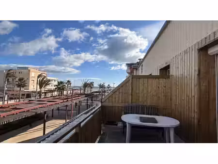 location a l annee - narbonne plage - t2 meuble