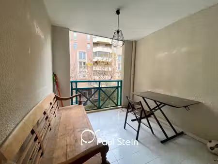 marseille 8eme - studio meuble - balcon - quartier rouet