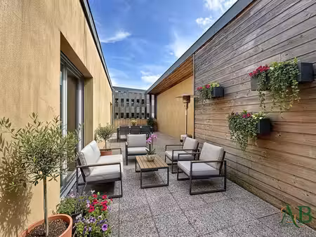 t3 avec une terrasse de 37m2