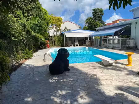 belle villa de 225 m² sur terrain de 1000 m² avec piscine   carbet aménagé et double garag