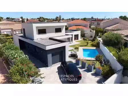 maison contemporaine secteur mas vermeil / cabestany en autoconsommation électrique