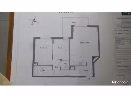 location f3 - aubervilliers - secteur millénaire
