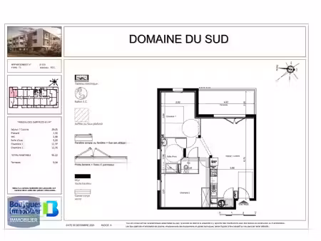 location appartement 3 pièces 61m² perpignan 66000