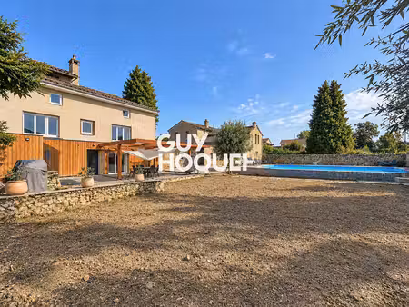 maison en pierre 5 chs avec piscine + dépendances et terrain de 1007 m² - 71260 senozan