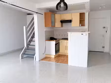 grand t3 en duplex de 70 m² avec jardinet privatif