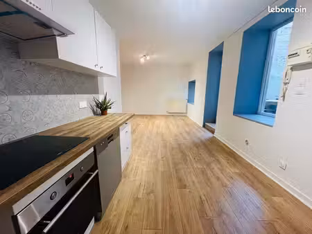 appartement 3 pièces rénové terasse hyper centre