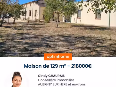 maison de 129m2 lumineuse avec 3 chambres  combles aménageables et grand garage atelier de